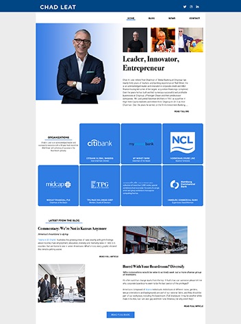 Chad Leat — executive site and blog