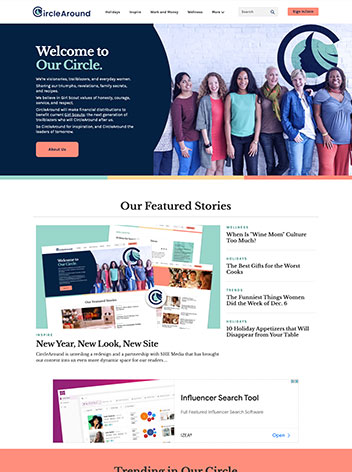 CircleAround — Girl Scouts publishing platform
