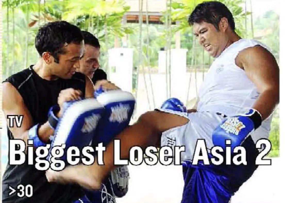 Contestants and trainers on The Biggest Loser Asia