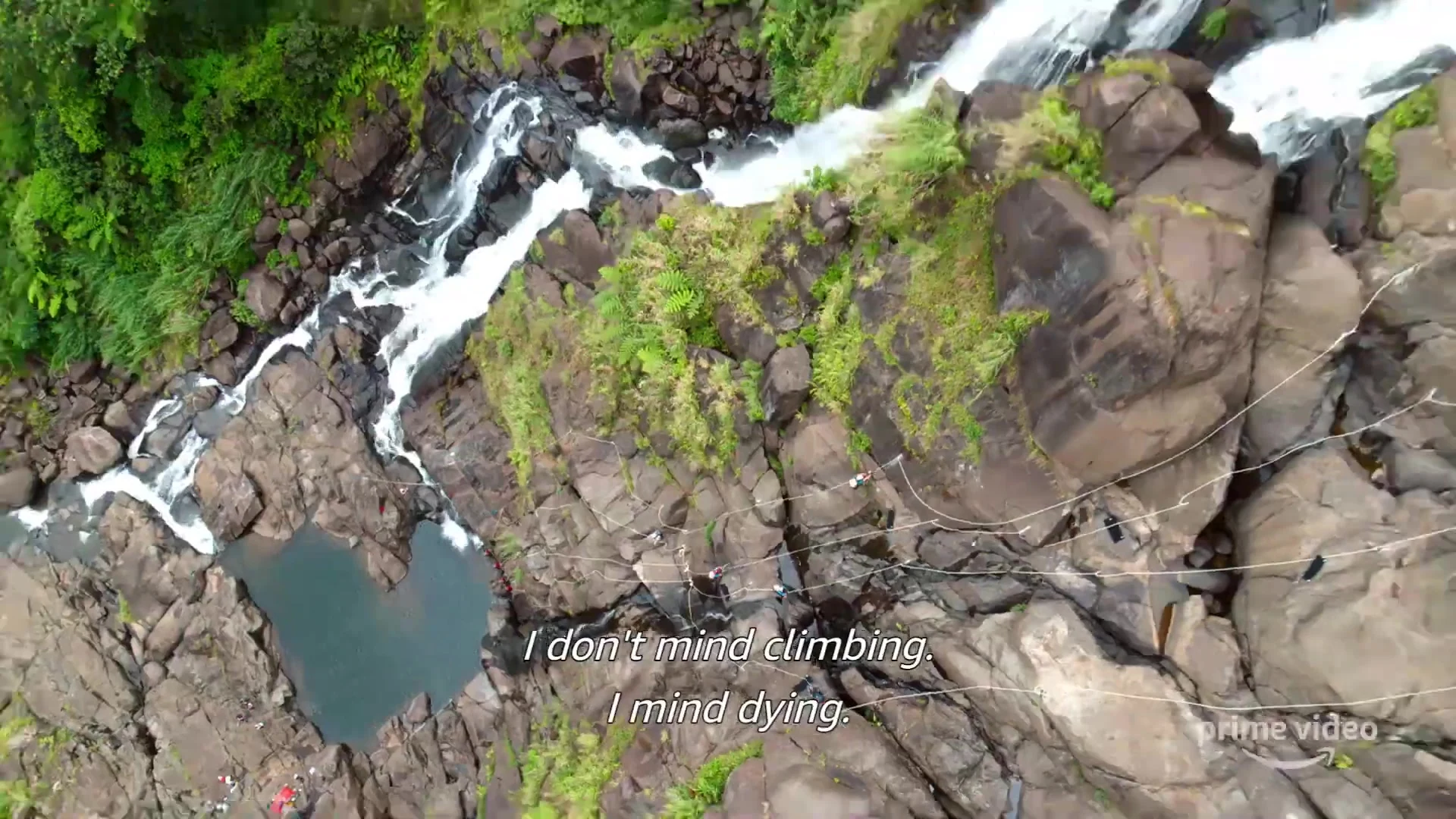 A team hiking through jungle in World's Toughest Race: Eco-Challenge Fiji