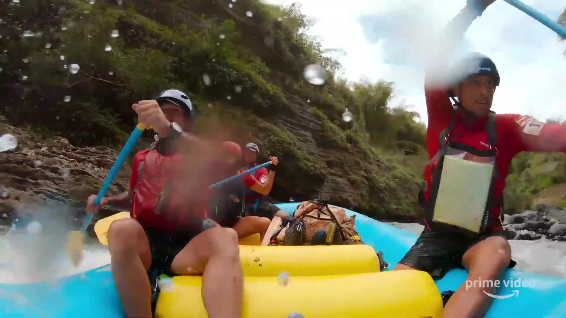 Two racers kayaking in World's Toughest Race: Eco-Challenge Fiji